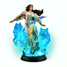 Load image into Gallery viewer, The Bradford Exchange Celestial Spirits Collection Issue #1: Soul Dancer Illuminated Changing Colours of the Aurora Borealis Maiden Sculpture 10-inches
