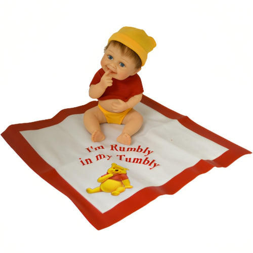 The Ashton-Drake Galleries Rumbly In My Tummy Upside Down Baby Doll from the Live Laugh and Love With Pooh Collection Issue #3 Crafted by the Talented Artist Sherry Rawn 5-inches - RCE Global Solutions