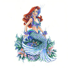 Load image into Gallery viewer, The Bradford Exchange Princess Ariel Handcrafted Figurine Bob Mackies Dazzling Style Exquisitely Reimagined in Disneys Glamorous Jewels Collection Hand-Painted Collectible Issue #2 by Bob Mackie 7.25-inches - RCE Global Solutions
