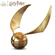 Load image into Gallery viewer, The Bradford Exchange Harry Potter Golden Snitch Cast Metal Music Box Featuring A Recreation of Marvolo Gaunt&#39;s Ring Inside Plays Hedwig&#39;s Theme Song 6&quot;-Inches - RCE Global Solutions
