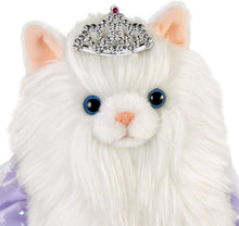 Load image into Gallery viewer, The Ashton-Drake Galleries Fabulous Feline Kitten Hold That Pose! Plush Cat with Crown Lavender Skirt and Dazzling Duchess Outfit 10-Inches
