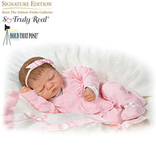 Load image into Gallery viewer, The Ashton-Drake Galleries &quot;Emily&quot; 20th Anniversary Lifelike Signature Edition Homecoming Baby Doll By Linda Webb 20-inches - RCE Global Solutions
