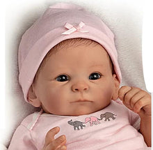 Load image into Gallery viewer, The Ashton-Drake Galleries Little Peanut Baby Doll, 17 inches, Handcrafted Vinyl with Extra Outfit, by Tasha Edenholm (Pink) - RCE Global Solutions
