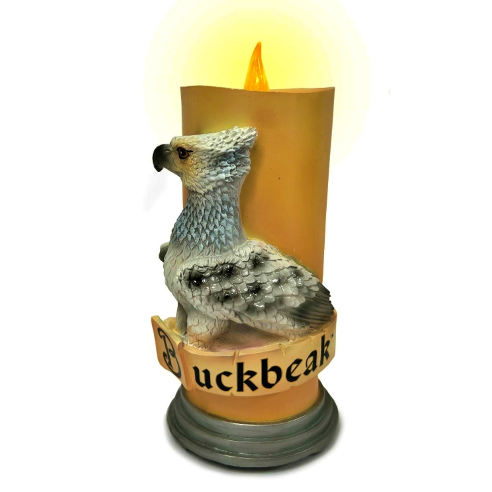 The Bradford Exchange BUCKBEAK™ Harry Potter™ Hogwarts House Flameless LED Candle Collection Issue #11 High-Relief Sculpted House Mascots and Colors Remote-Controlled Illumination Magic (Included with Issue One) 7-inches