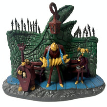 Load image into Gallery viewer, The Bradford Exchange Disney's Tim Burton’s The Nightmare Before Christmas Village Collection Issue #36 Nightmare Town Band Figurine Handcrafted &amp; Glows Under Black Light 7-inches
