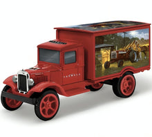 Load image into Gallery viewer, The Hamilton Collection Farmall 1931 Hawkeye Truck Sculpture 1:18 Scale Collectible with Dave Barnhouse Farm Artwork Red Finish and Official Badging Handcrafted Decor 13.25-inches
