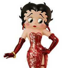 Load image into Gallery viewer, The Bradford Exchange Betty Boop™ Out on the Town Sculpture Limited Edition Collectible Figurine with Hand-Applied Glass Mosaic Art and Glitter Accents 11-inches - RCE Global Solutions
