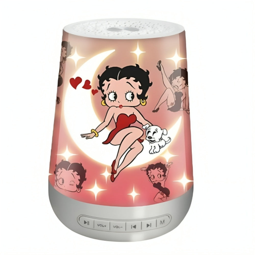 The Bradford Exchange Betty Boop Sweet Dreams Sleep Sound Machine with Nightlight 24 Soothing Sounds 6 LED Color Adjustable Timer Officially Perfect Wellness Gift 6-inches - RCE Global Solutions
