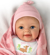 Load image into Gallery viewer, The Ashton - Drake Galleries Little Doe Deer-Themed Lifelike Baby Doll by Sherry Rawn - RCE Global Solutions
