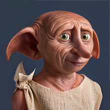 Load image into Gallery viewer, The Ashton-Drake Galleries Dobby The House Elf from Harry Potter™ Creatures Portrait Figure Collection Poseable with Sock Handcrafted in Hand-painted Vinyl Sculpted by Ina Volprich 18-inches - RCE Global Solutions
