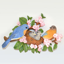Load image into Gallery viewer, The Bradford Exchange Bluebird Family Garden Delights Wall Decoration Sculpture Collection Issue #3 10-inches - RCE Global Solutions
