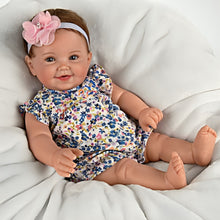 Load image into Gallery viewer, The Ashton-Drake Galleries Such A Doll Photo Contest Collection Issue #11: Harmony Collectible Baby Doll Handcrafted Lifelike with RealTouch® Vinyl and Hand-Rooted Hair by Ping Lau 18-inches
