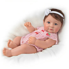 Load image into Gallery viewer, The Ashton-Drake Galleries So Truly Real Ava Elise Baby Doll Hand-rooted Hair RealTouch Vinyl Skin Poseable by Ping Lau 17-inches - RCE Global Solutions
