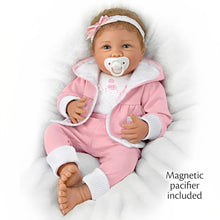 Load image into Gallery viewer, The Ashton - Drake Galleries I Sure Do Love Ewe Lifelike So Truly Real® Baby Girl Doll Magnetic Pacifier Weighted Fully Poseable with Soft RealTouch® Vinyl Skin by Doll Artist Linda Murray 19&quot;-Inches - RCE Global Solutions
