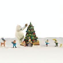 Load image into Gallery viewer, The Bradford Exchange Rudolph The Red-Nosed Reindeer Village Collection Issue #5 Bumble And Town Christmas Camp Christmas Village Display Illuminated Lighted Holiday Decor Hand Painted Sculpture 8.75-Inches
