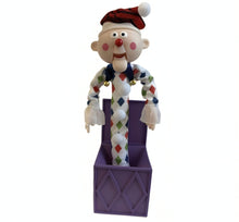 Load image into Gallery viewer, The Ashton-Drake Galleries Rudolph the Red-Nosed Reindeer Figure Collection Issue #10: Charlie In The Box Figure 1:1 Scale Adult Collectible Hand-Painted Christmas Decoration 5-inches

