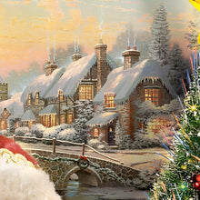 Load image into Gallery viewer, The Bradford Exchange &#39;Twas The Night Before Christmas Narrating Santa Figurine Lights Up by Thomas Kinkade 12-inches - RCE Global Solutions
