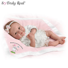 Load image into Gallery viewer, The Ashton-Drake Galleries &quot;Blessed Are The Pure Of Heart&quot; Lifelike Baby Doll RealTouch® Vinyl Skin by Ping Lau 18-inches - RCE Global Solutions
