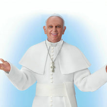 Load image into Gallery viewer, The Ashton-Drake Galleries Pope Francis First Visit to America Sculpture September 2015 Commemorative Religious Collectible Sculpture Hand-Painted Catholic Figurine with Display Base and Plaque 17-inches
