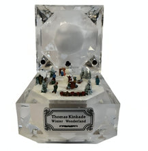 Load image into Gallery viewer, The Bradford Exchange Best Loved Christmas Carols Music Box Issue #2: Winter Wonderland by Thomas Kinkade 2.5-inches
