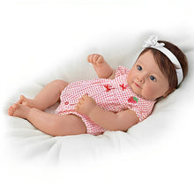 Load image into Gallery viewer, The Ashton-Drake Galleries So Truly Real Ava Elise Baby Doll Hand-rooted Hair RealTouch Vinyl Skin Poseable by Ping Lau 17-inches - RCE Global Solutions
