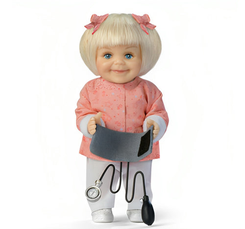 The Ashton-Drake Galleries Nurses Can Handle Press The Nurse’s RX Love & Laughter Issue #7 Hand Painted with Lifelike Details Collectible Doll by Cheryl Hill 5.5 inches - RCE Global Solutions