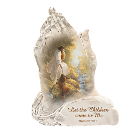 The Bradford Exchange All God's Children Issue #3 Praying Hands Religious Art Collectible Figurine with Art by Greg Olsen 6-inches - RCE Global Solutions
