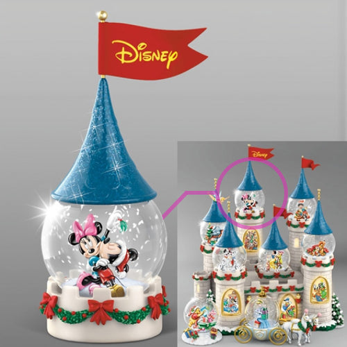 Bradford Exchange Disney Water Globe & Castle - Merry Kissmas #2 - RCE Global Solutions
