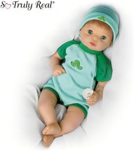 Load image into Gallery viewer, The Ashton-Drake Galleries Benny So Truly Real® Lifelike Collectible Baby Doll RealTouch Vinyl Animated Features and Baby-Fine Hair Living Babies Collection Issue #3 by Master Doll Artist Cheryl Hill 16-inches - RCE Global Solutions
