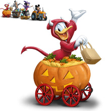 Load image into Gallery viewer, The Bradford Exchange Devilish Donald from Disney Halloween Tractor Wagon Sculpture Collection Issue #4 Characters in Costume Handcrafted Hand-painted 5-1/2-inches - RCE Global Solutions
