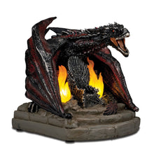 Load image into Gallery viewer, The Bradford Exchange Drogon Game of Thrones Issue #2 Dragon Bookend Collection with LED Lighting 5&quot;-Inches
