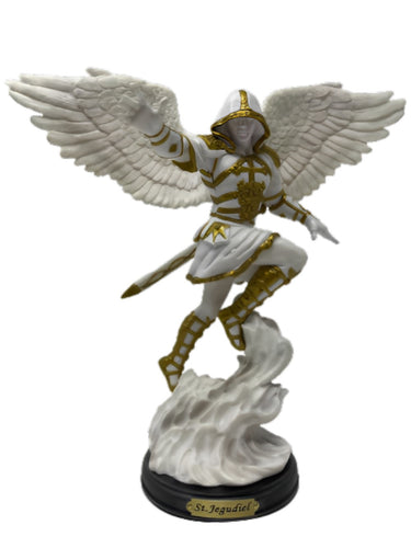 The Bradford Exchange Jugudiel: Praise Of God from Archangels, Holy Protectors Marble Sculpture Collection Issue #7 10-inches - RCE Global Solutions