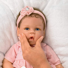 Load image into Gallery viewer, The Ashton-Drake Galleries Cooing Chloe Interactive Lifelike TrueTouch® Authentic Silicone Baby Girl Doll That Coos and Breathes  Weighted Fully Poseable by  Master Doll Artist Linda Murray 18&quot;-Inches - RCE Global Solutions
