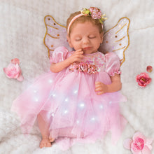 Load image into Gallery viewer, The Ashton-Drake Galleries Dream Blossom Silicone Fairy Baby Doll with Illuminated Outfit by Ina Volprich 13.5-Inches
