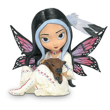 Load image into Gallery viewer, The Hamilton Collection Greenmeadow Spirit of Abundance Fairy And Bison Figurine by Jasmine Becket-Griffith 4-inches - RCE Global Solutions
