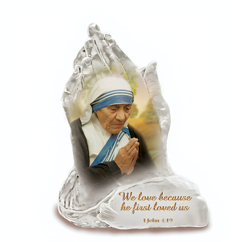 The Bradford Exchange Prayer of Hope Saint Teresa of Calcutta Religious Crystalline Sculpture 6.5-inches - RCE Global Solutions