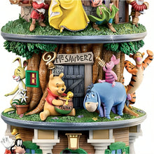 Load image into Gallery viewer, The Bradford Exchange Disney Classics Clock Tower Sculpture Collection Issue #3:The Hundred Acre Woods Hand-Painted Stacked Tower Featuring 31 Beloved Disney Characters Mickey Mouse, Winnie the Pooh, Snow White &amp; More Tower Measures 14-inches
