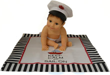 Load image into Gallery viewer, The Ashton-Drake Galleries Keep Calm, Sail On Cute Hats Off To You Collection Baby Doll Crafted by Master Sculptor Sherry Rawn 5 1/2- inches - RCE Global Solutions
