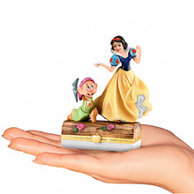 Load image into Gallery viewer, The Bradford Exchange Disney Snow White and the Seven Dwarfs Snow White and Dopey Limoges-Style Box Issue #1 Handcrafted Painted Heirloom Porcelain with 22K Gold Clasps and Genuine Crystal 4.5&quot;-Inches - RCE Global Solutions
