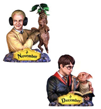 Load image into Gallery viewer, The Bradford Exchange HARRY POTTER Perpetual Calendar Collection Issue #6: November and December Handcrafted Character Sculptures 3.5-inches
