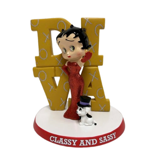 The Hamilton Collection Its All About the Boop-itude Figurine Collection Issue #4: 'Classy & Sassy' Hand-Painted Betty Boop and Pudgy Figurines with Sparkly Accents and Bold Attributes 5-inches - RCE Global Solutions