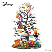 Load image into Gallery viewer, The Bradford Exchange Disney &quot;Trick Or Treat&quot; Illuminated Halloween Tabletop Tree with 11 Sculpted Characters 13-inches - RCE Global Solutions
