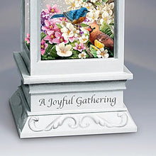 Load image into Gallery viewer, The Bradford Exchange A Joyful Gathering Glitter Globe Songbird Lantern with Lights and Ever-Swirling Glitter 11-inches - RCE Global Solutions
