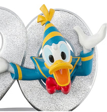 Load image into Gallery viewer, The Hamilton Collection Disney Donald Duck 90th Anniversary Rotating Sculpture Limited Edition 360-Degree Figure with Glitter Detailing 6.5-Inches
