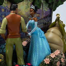 Load image into Gallery viewer, The Hamilton Collection Disney The Princess and the Frog 15th Anniversary Sculpture Artwork Display Collectible Handcrafted with Glow-in-the-Dark Accents by Thomas Kinkade 13.25-inches
