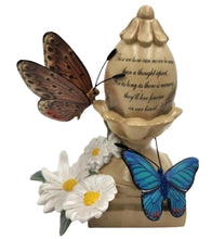 Load image into Gallery viewer, The Hamilton Collection Bereavement Keepsake Figurine Collection Issue #3 You Are Forever In My Heart Beautifully Handcrafted Butterfly Figurine by Lena Liu 6-inches
