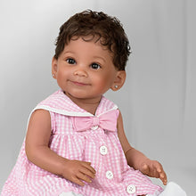 Load image into Gallery viewer, The Ashton-Drake Galleries 9th Annual Photo Contest Winner Nevaeh Vinyl Baby Doll Hand-rooted Hair by Artist Ping Lau 18-inches - RCE Global Solutions
