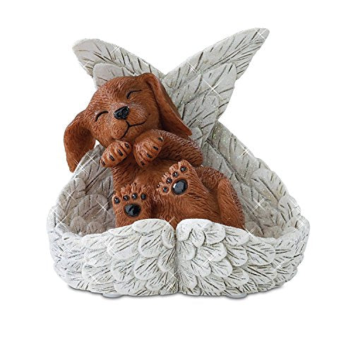 The Hamilton Collection Blake Jensen Dachshund Precious Paw Prints from Heaven Dog Figurine 4.25