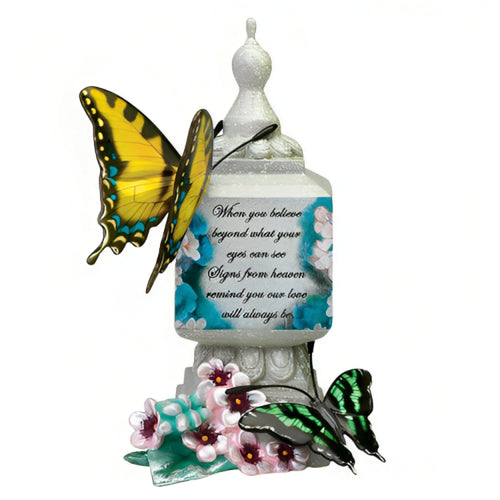 The Hamilton Collection Our Love Will Always Be Butterfly Bereavement Keepsake Figurine Collection Issue #2 by Lena Liu 6-inches - RCE Global Solutions
