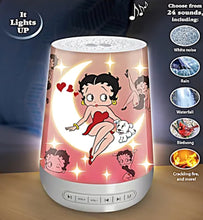 Load image into Gallery viewer, The Bradford Exchange Betty Boop Sweet Dreams Sleep Sound Machine with Nightlight 24 Soothing Sounds 6 LED Color Adjustable Timer Officially Perfect Wellness Gift 6-inches - RCE Global Solutions
